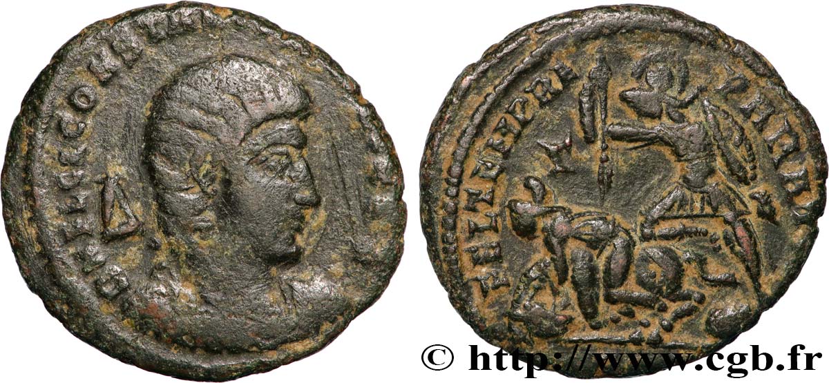 CONSTANTIUS II Maiorina, (MB, Æ 2) XF