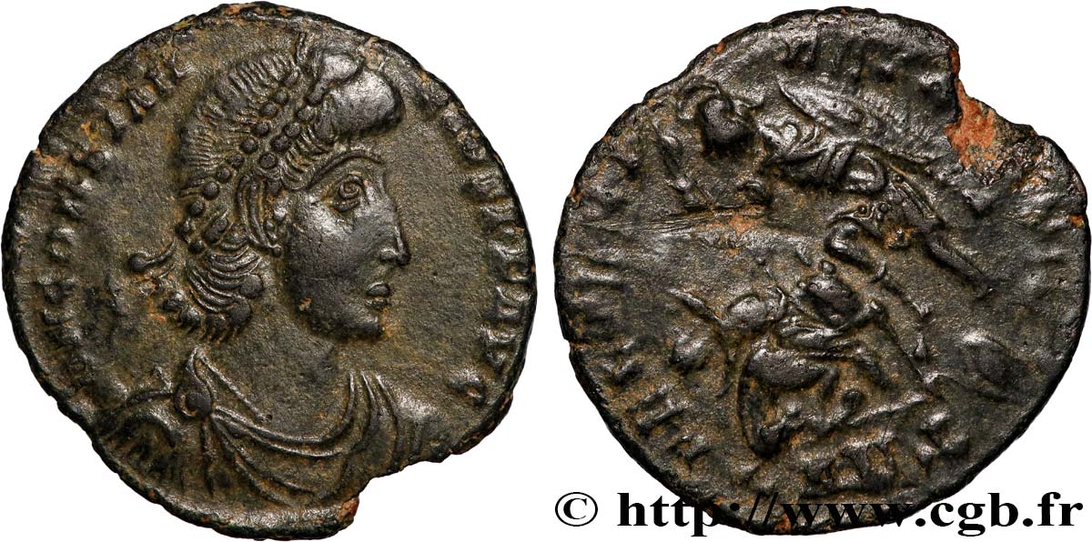 CONSTANTIUS II Maiorina réduite AU/XF