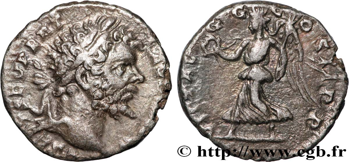 SEPTIMIUS SEVERUS Denier AU/XF