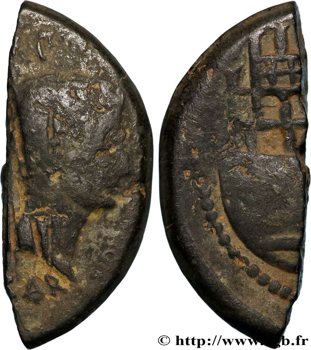 GALLIEN - VIENNA - IULIUS CAESAR und OCTAVIANUS Dupondius S/fSS