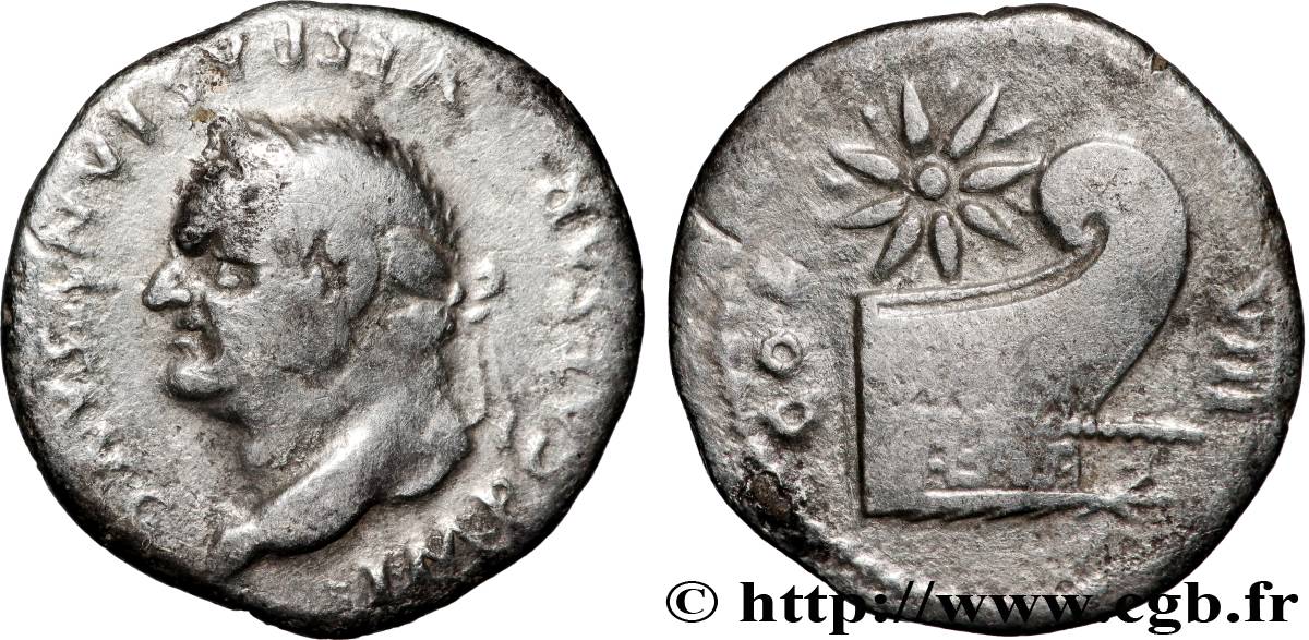 VESPASIAN Denier XF