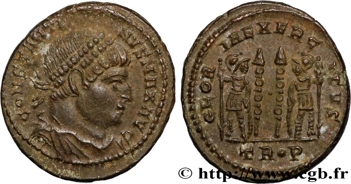 CONSTANTINO I EL MAGNO Centenionalis ou nummus MBC+