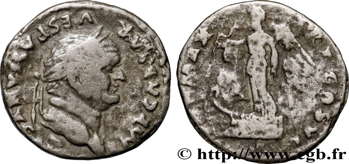 VESPASIAN Denier VF