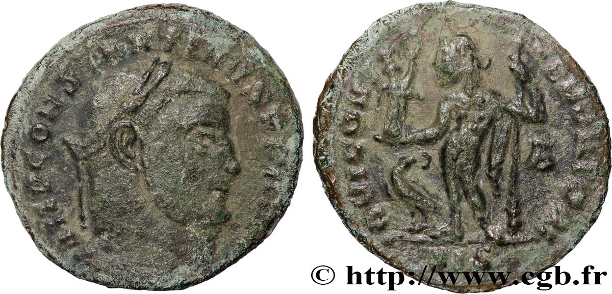 CONSTANTINO I EL MAGNO Follis ou nummus BC+/MBC