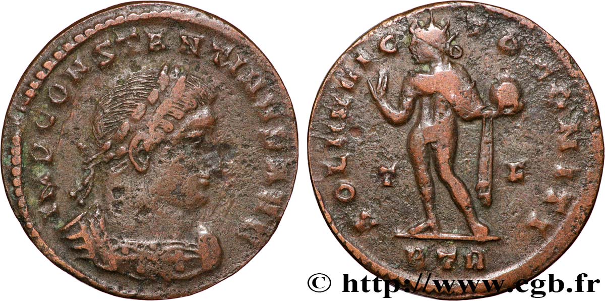 CONSTANTINE I THE GREAT Follis ou nummus XF/VF