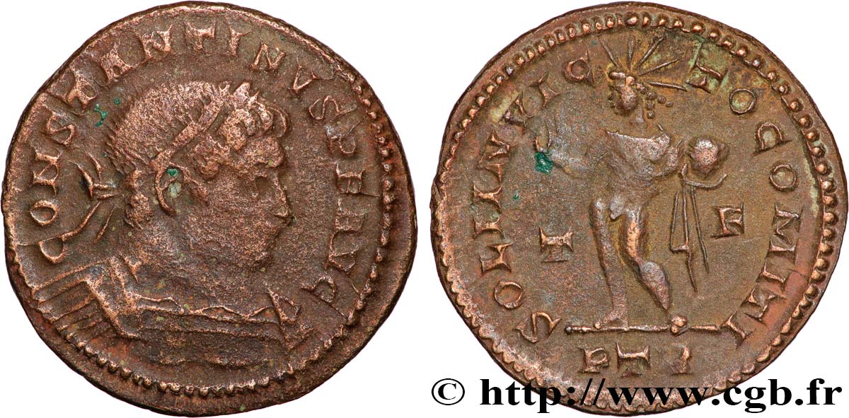 CONSTANTINE I THE GREAT Follis ou nummus VF/XF