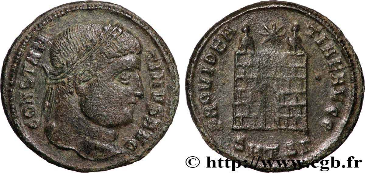 CONSTANTINE I THE GREAT Centenionalis ou nummus XF