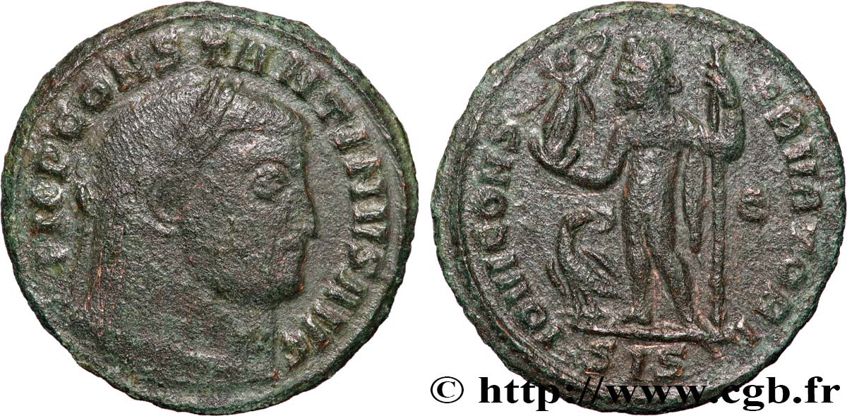 CONSTANTINO I EL MAGNO Follis ou nummus MBC