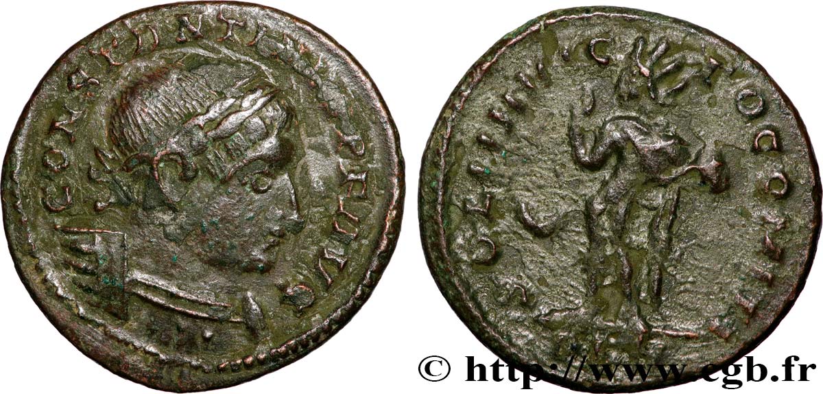 CONSTANTIN Ier LE GRAND Follis ou nummus TTB+/TTB