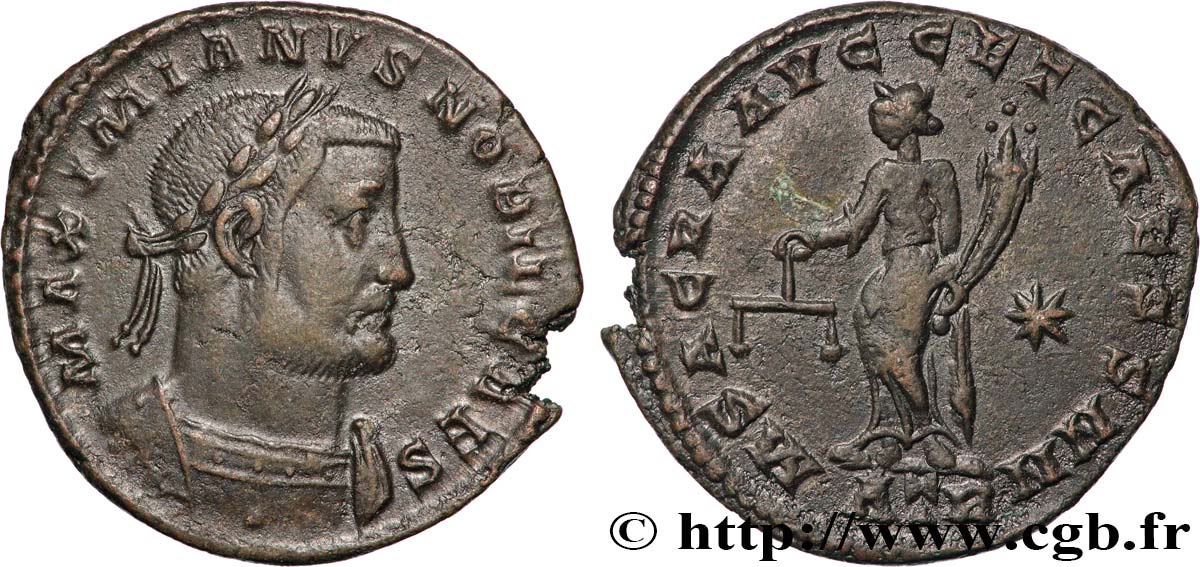 GALÈRE Follis ou nummus TTB+