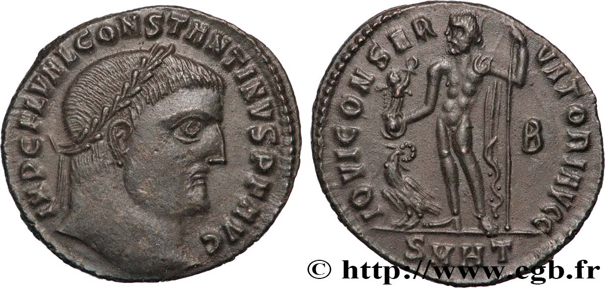 COSTANTINO I IL GRANDE Follis ou nummus SPL