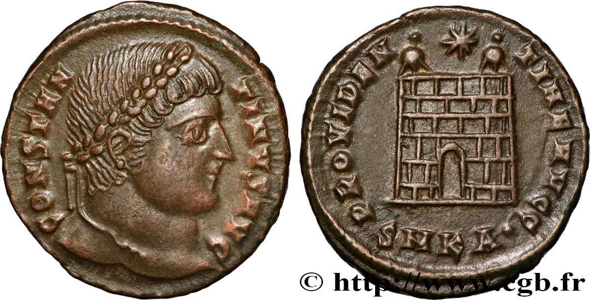 CONSTANTINO I EL MAGNO Centenionalis ou nummus EBC