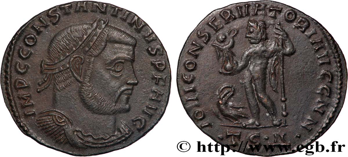 COSTANTINO I IL GRANDE Follis ou nummus SPL