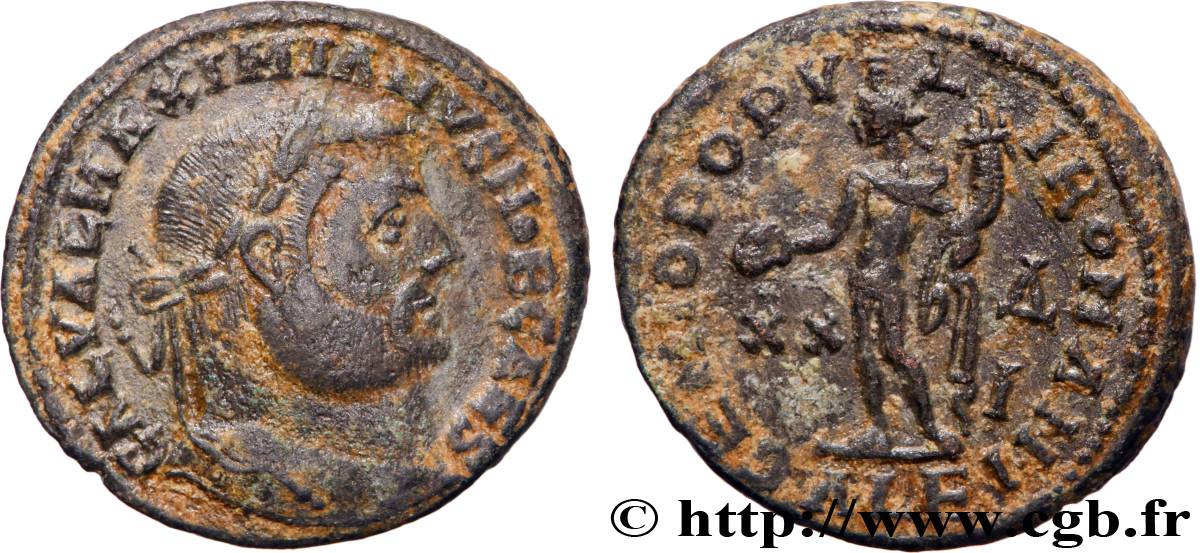 GALERIUS Follis ou nummus SS