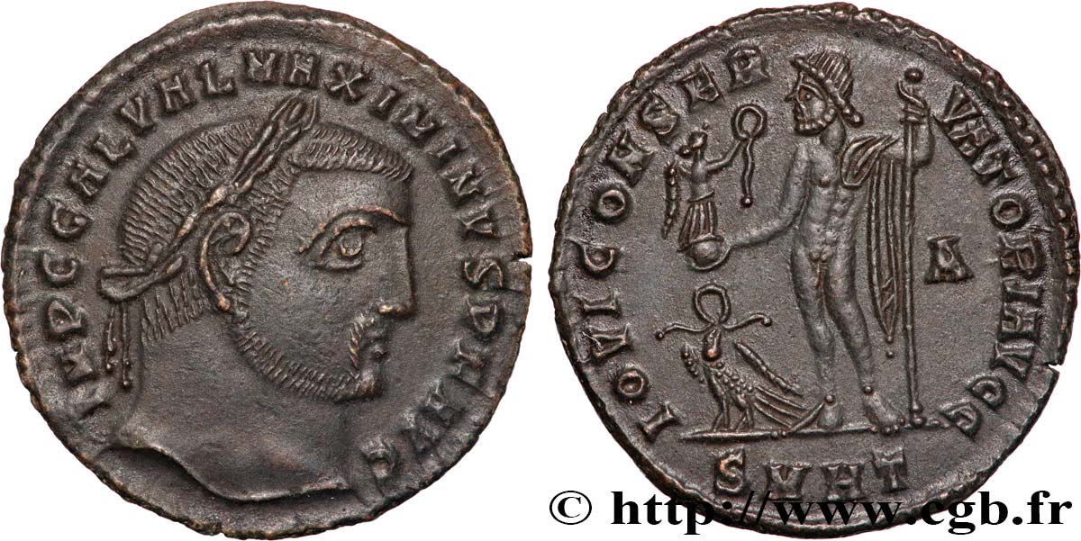 MAXIMINO II DAZA Follis ou nummus SC