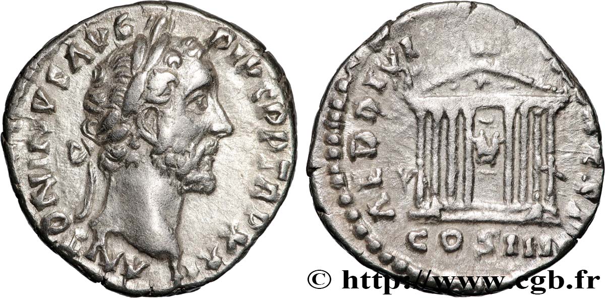 ANTONINUS PIUS Denier fVZ/SS