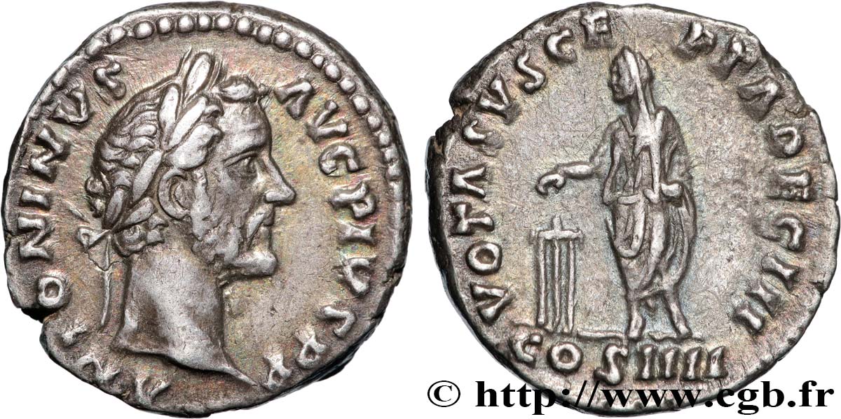 ANTONINUS PIUS Denier VZ