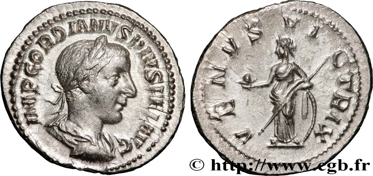 GORDIANUS III Denier VZ