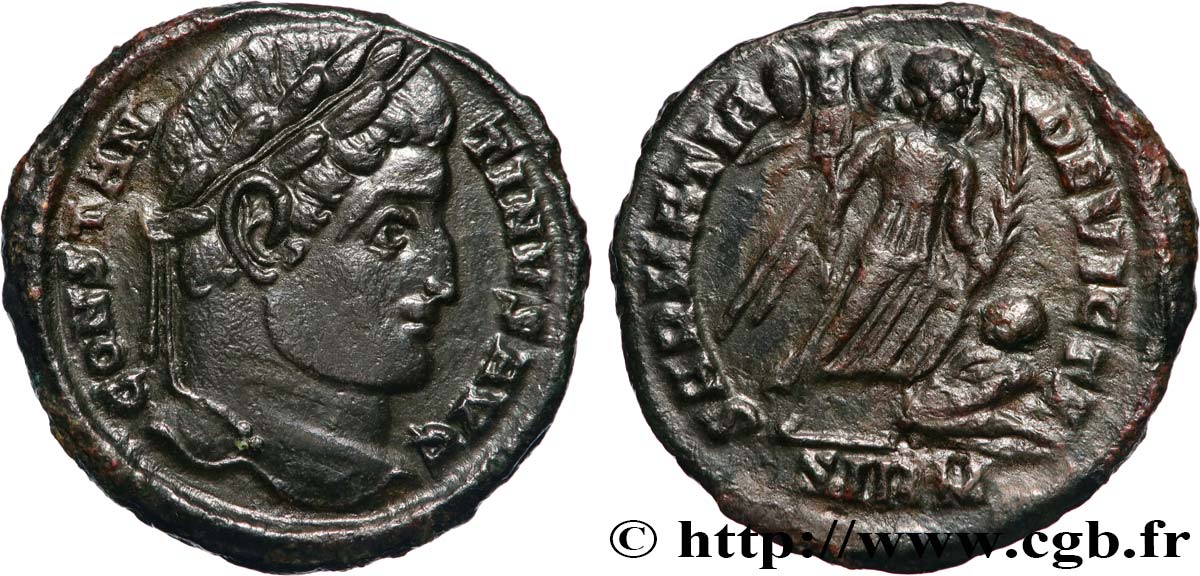 CONSTANTINE I THE GREAT Centenionalis ou nummus AU