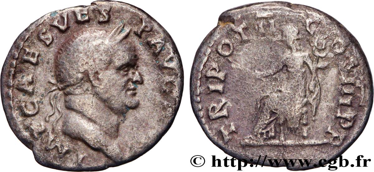 VESPASIAN Denier XF