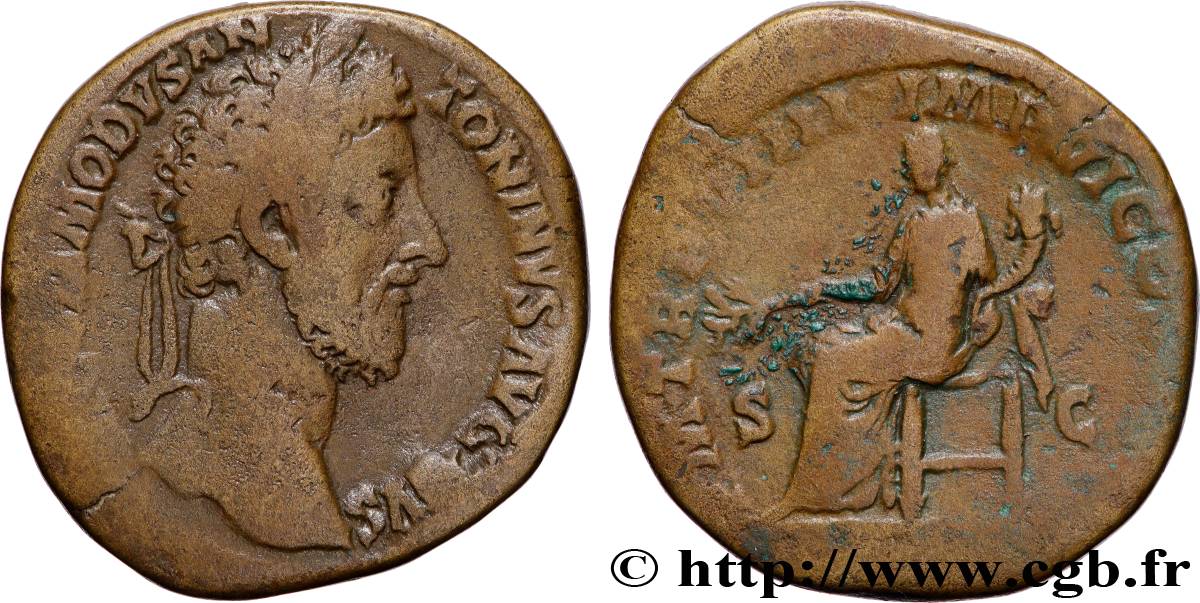 COMMODUS Sesterce VF