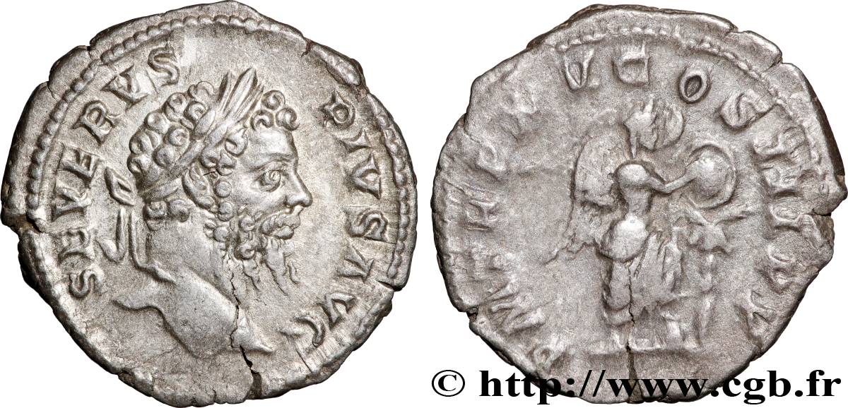 SEPTIMIUS SEVERUS Denier AU/XF