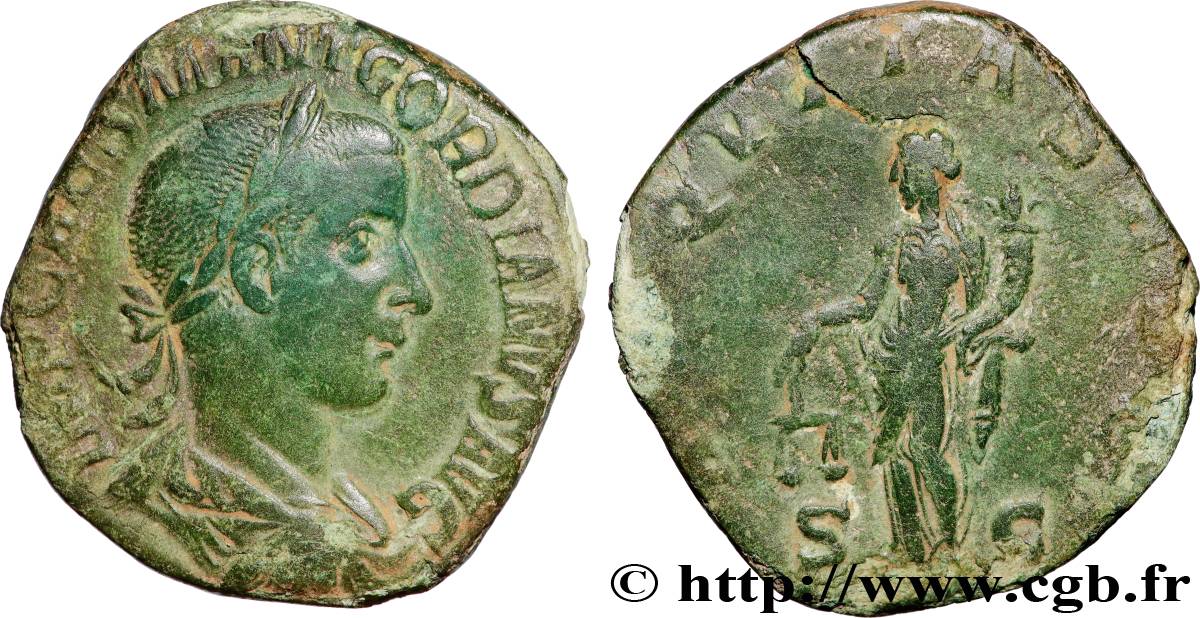 GORDIAN III Sesterce XF/VF