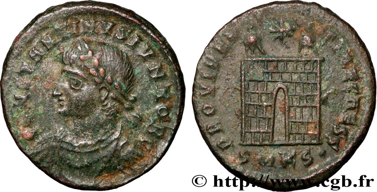 CONSTANTIN II Centenionalis ou nummus TTB/TTB+