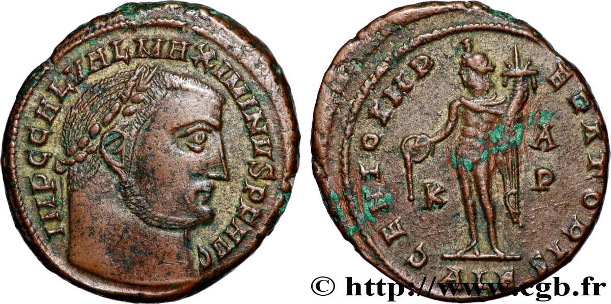 MAXIMINUS II  Follis ou nummus AU/AU