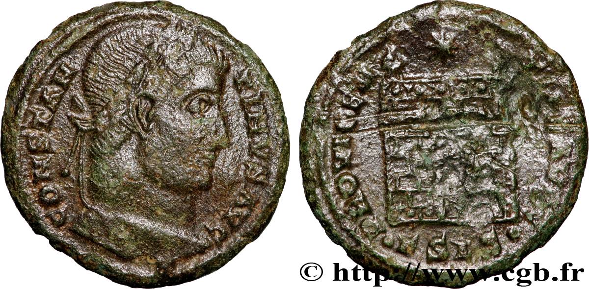 CONSTANTINE I THE GREAT Centenionalis ou nummus XF