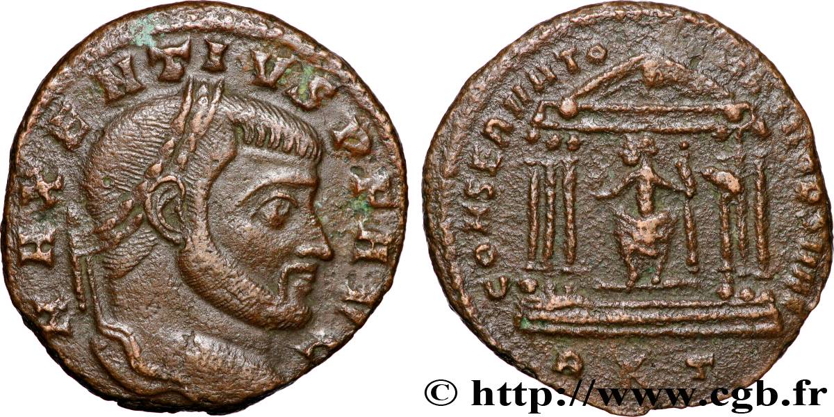 MAXENTIUS Follis ou nummus AU/XF