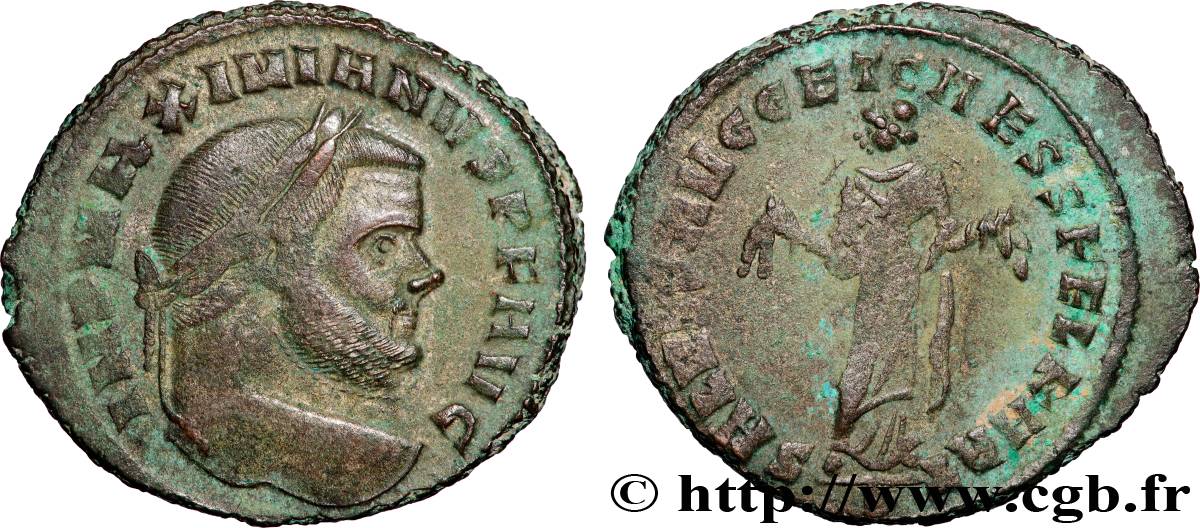 MAXIMIANUS HERCULIUS Follis ou nummus AU