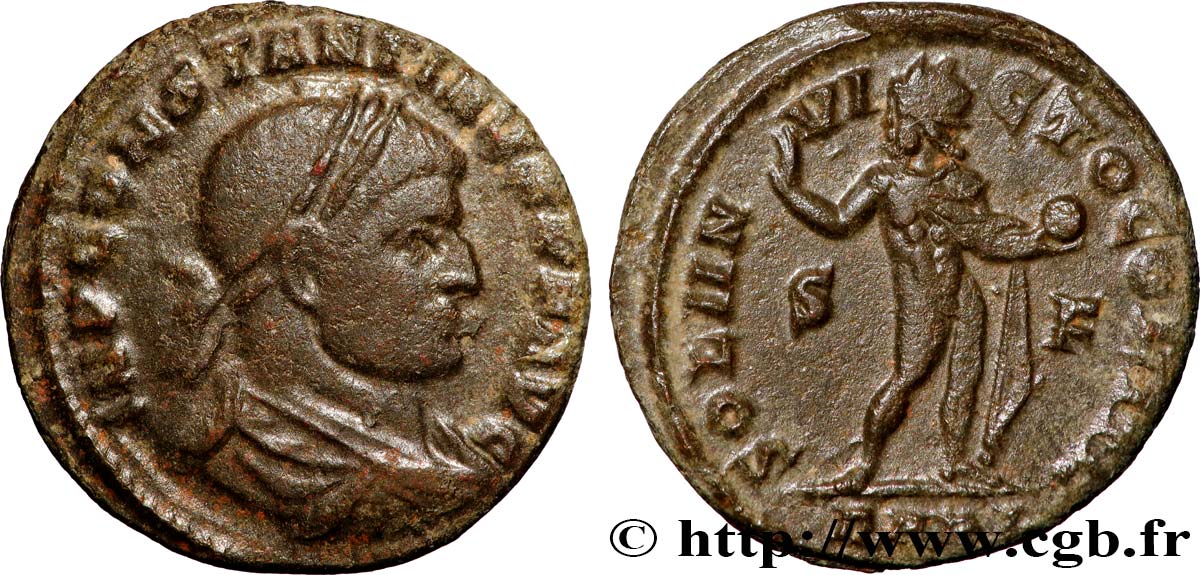 CONSTANTINE I THE GREAT Follis ou nummus AU