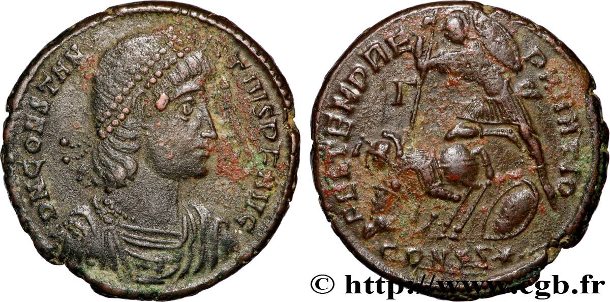 CONSTANTIUS II Maiorina  AU/XF