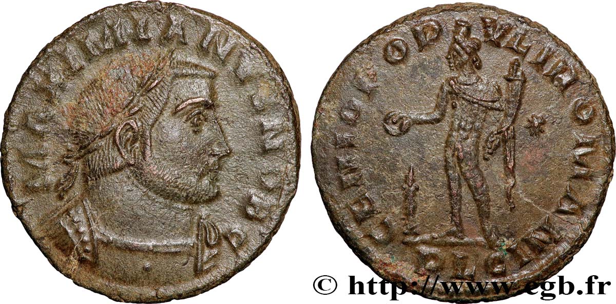 GALERIUS Follis ou nummus XF