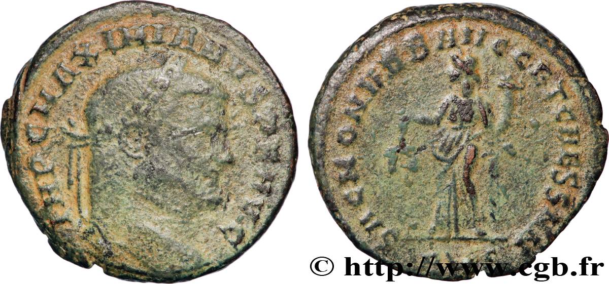 MAXIMIANUS HERCULIUS Follis ou nummus SS