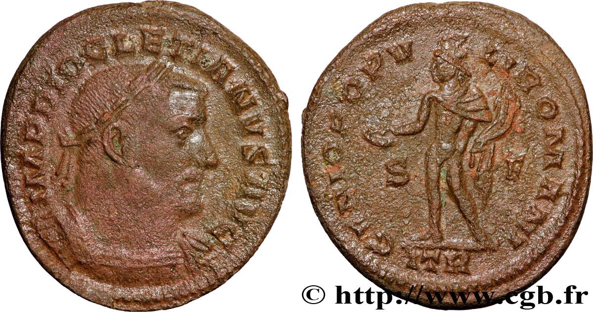 DIOCLETIANUS Follis ou nummus SS