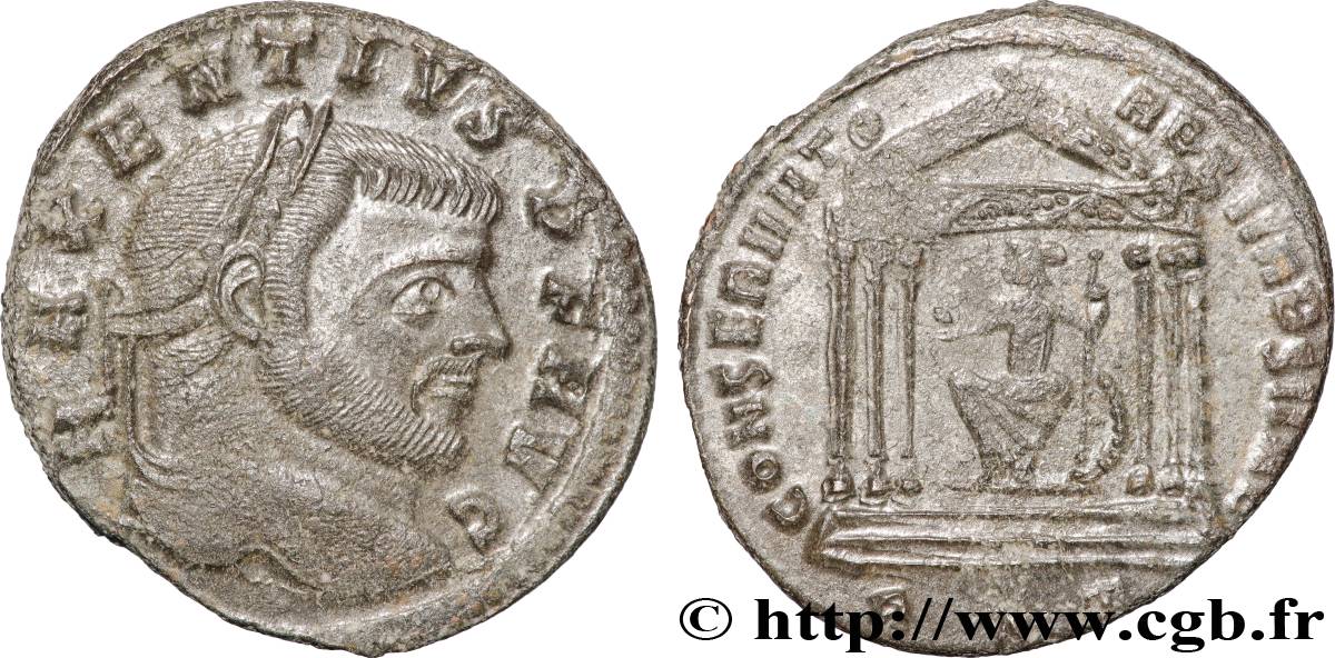 MAXENTIUS Follis ou nummus fVZ/SS