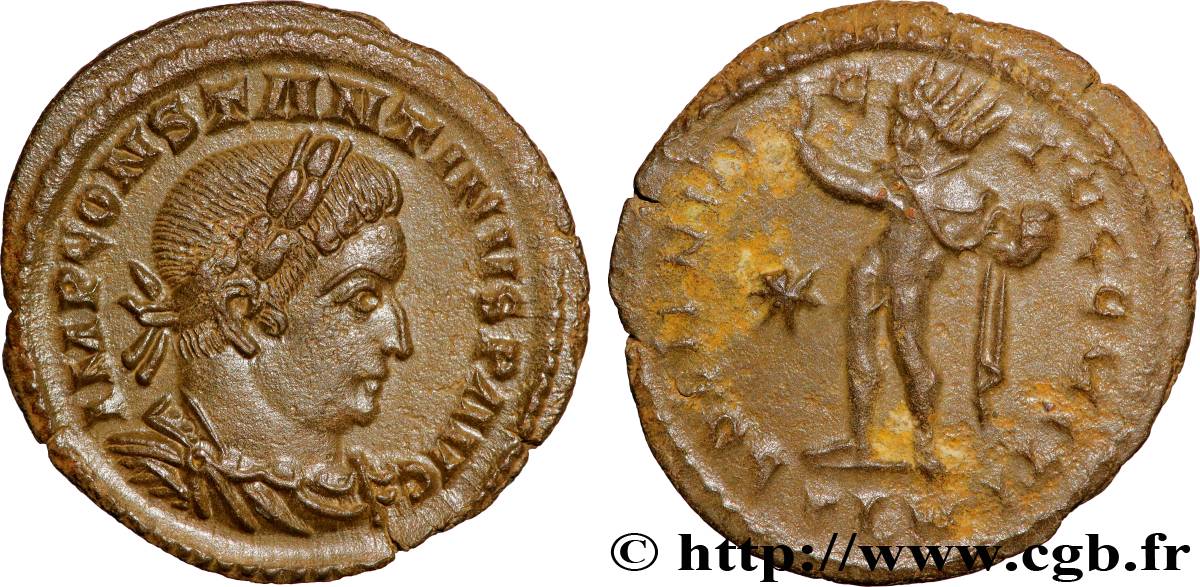 COSTANTINO I IL GRANDE Follis ou nummus SPL/q.SPL