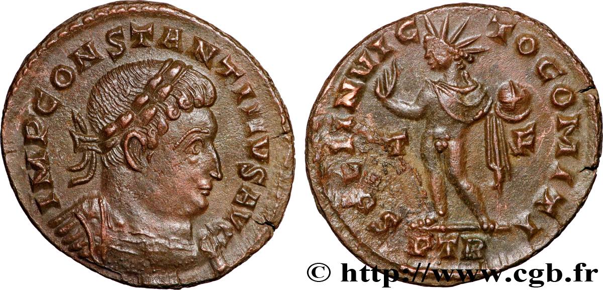 CONSTANTINE I THE GREAT Follis ou nummus AU