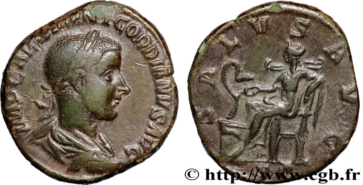 GORDIANUS III Sesterce SS