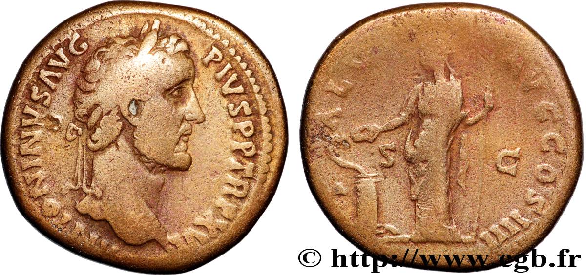 ANTONINUS PIUS Sesterce VF/VF