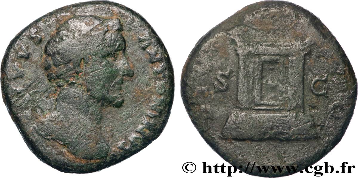 DIVUS ANTONINUS PIUS Sesterce VF