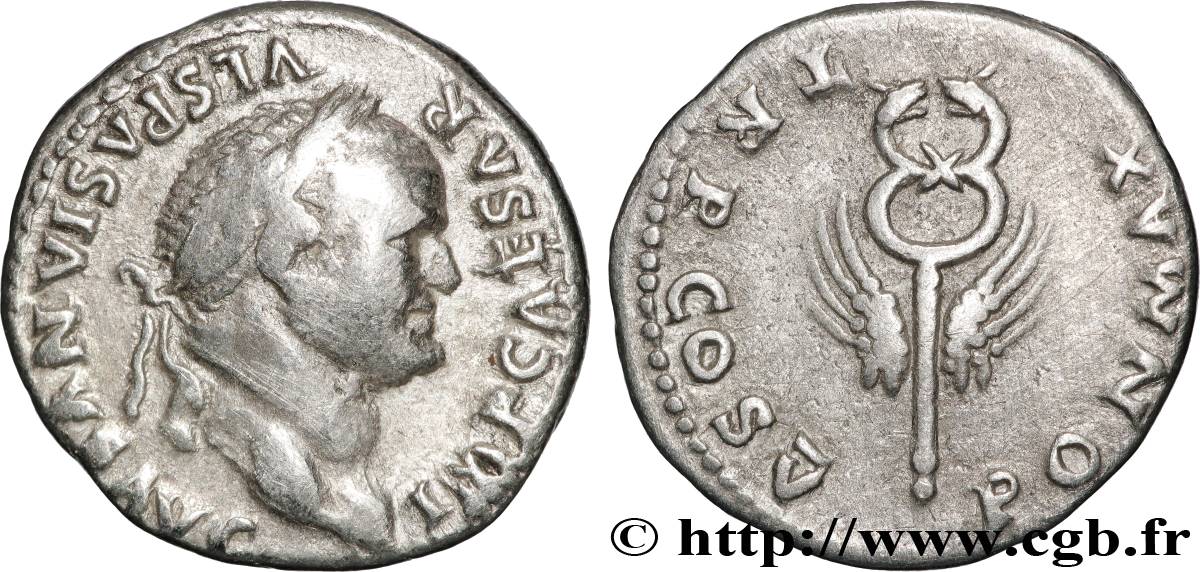 VESPASIAN Denier XF