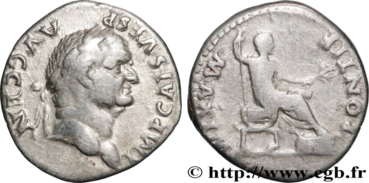 VESPASIAN Denier XF