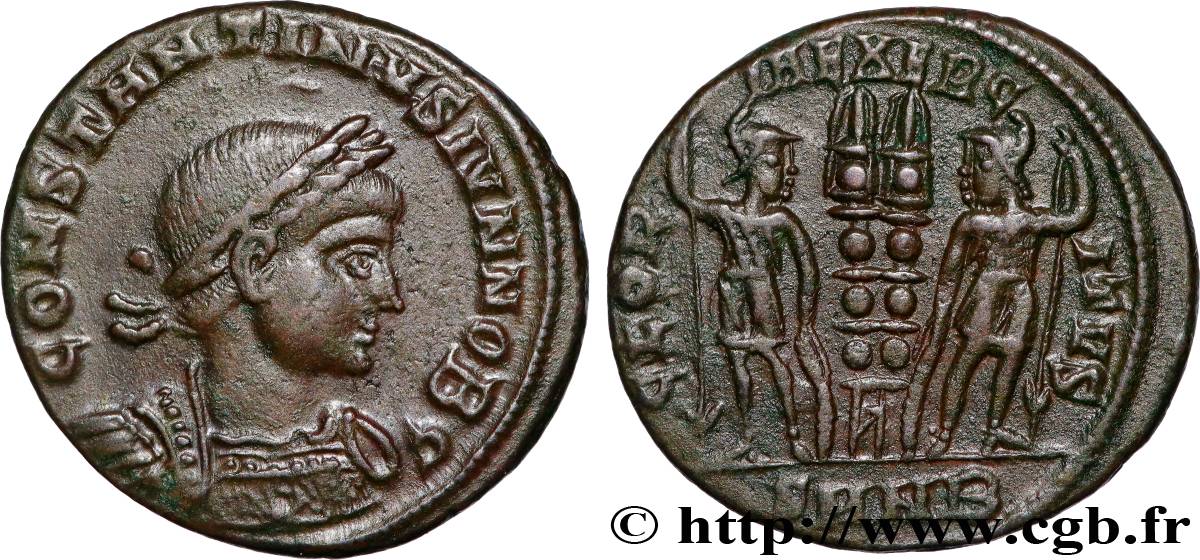 CONSTANTINO II Centenionalis ou nummus EBC