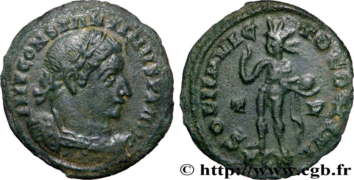 CONSTANTINE I THE GREAT Follis ou nummus AU/XF