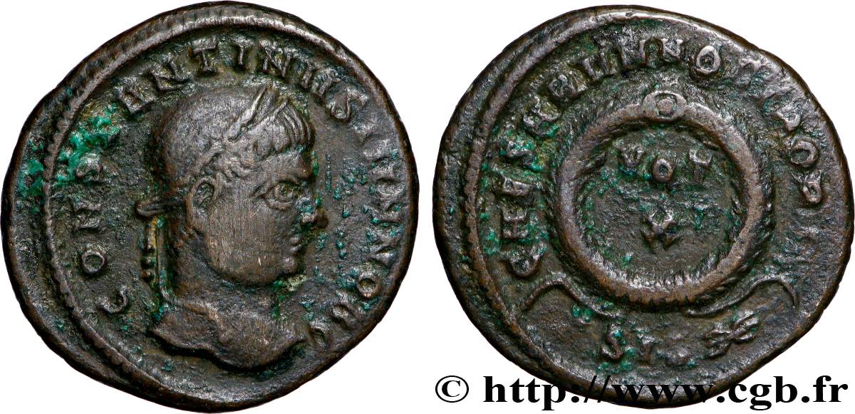 CONSTANTINE II Centenionalis ou nummus XF