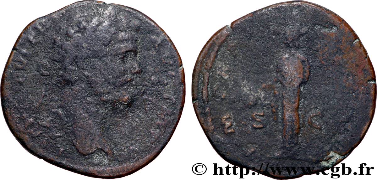 SEPTIMIUS SEVERUS Sesterce VF/F