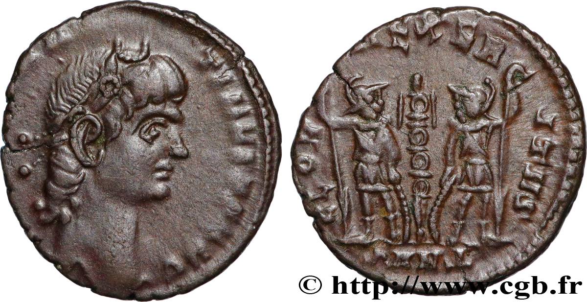 CONSTANTIUS II Centenionalis ou nummus AU